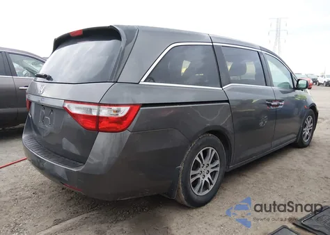 2013 Honda Odyssey Ex-L from USA, damaged, VIN 5FNRL5H66DB054401